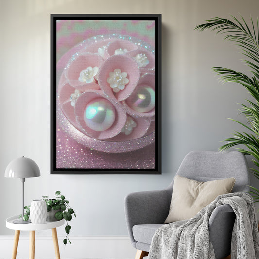 " Delicate Design #15 " Canvas Wall Art By I Love Rose Flowers