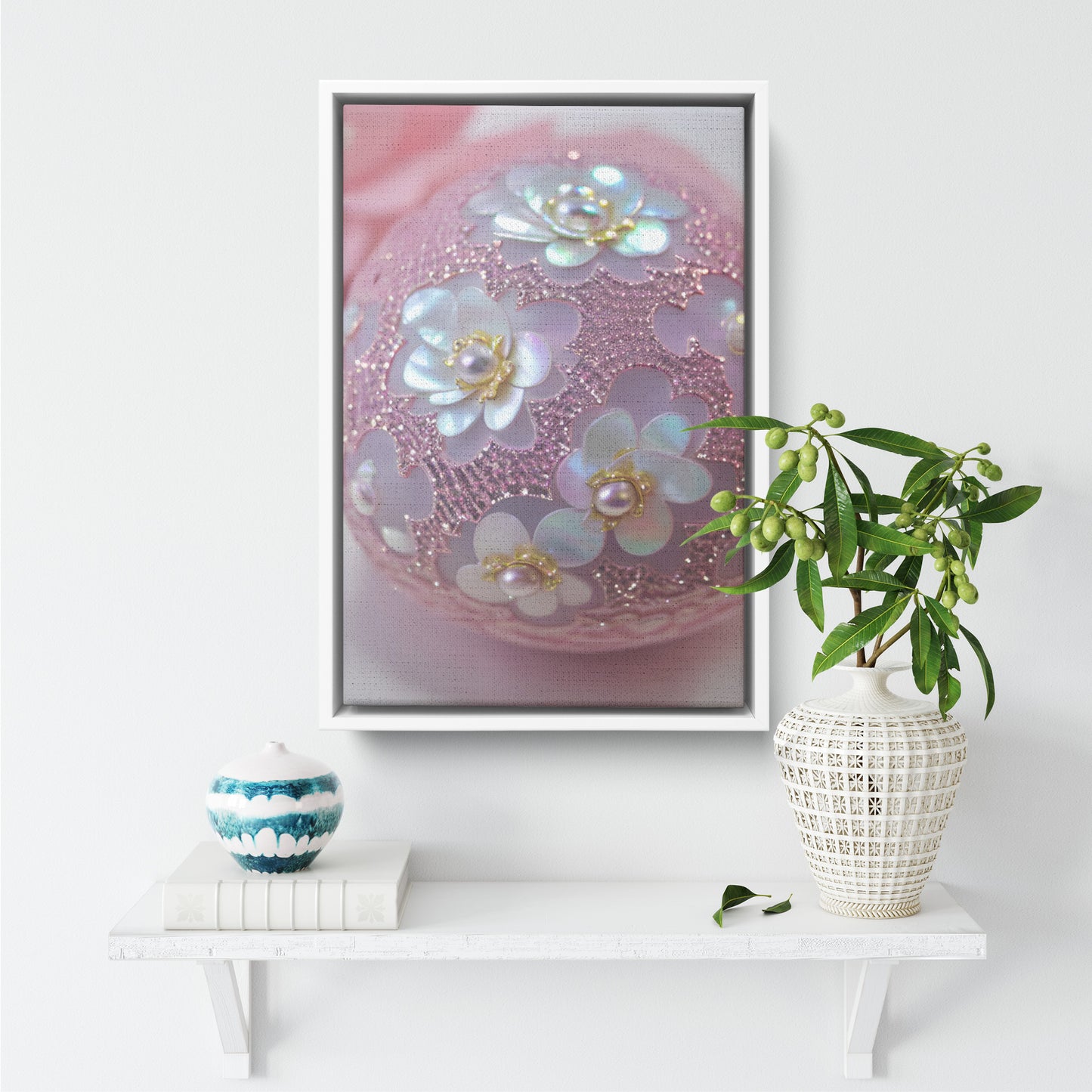 " Delicate Design #19 " Canvas Wall Art By I Love Rose Flowers