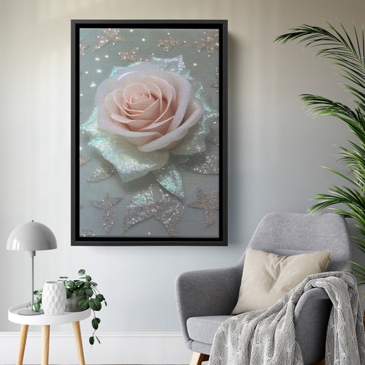 " Delicate Design #21 " Canvas Wall Art By I Love Rose Flowers