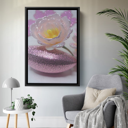 " Delicate Design #23 " Canvas Wall Art By I Love Rose Flowers