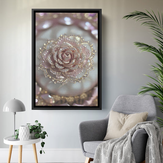 " Delicate Design #2 " Canvas Wall Art By I Love Rose Flowers