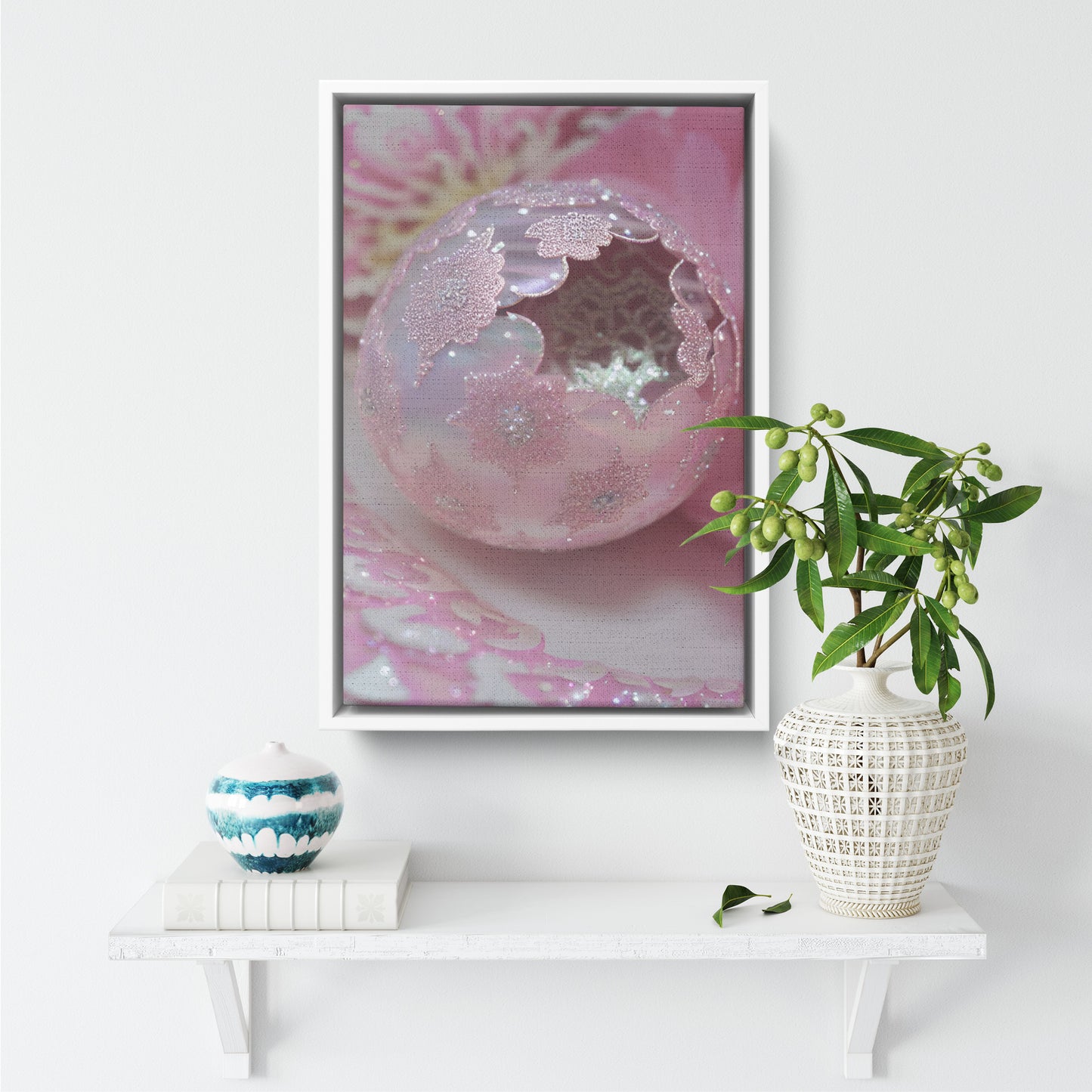 " Delicate Design #4 " Canvas Wall Art By I Love Rose Flowers