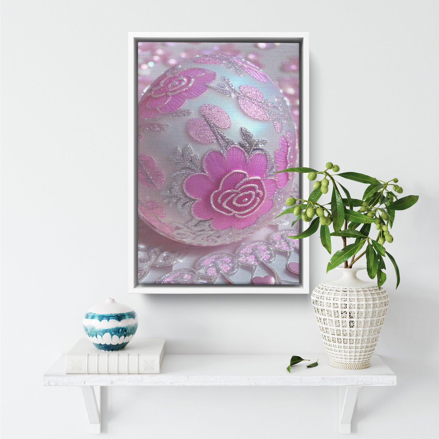 " Delicate Design #7 " Canvas Wall Art By I Love Rose Flowers