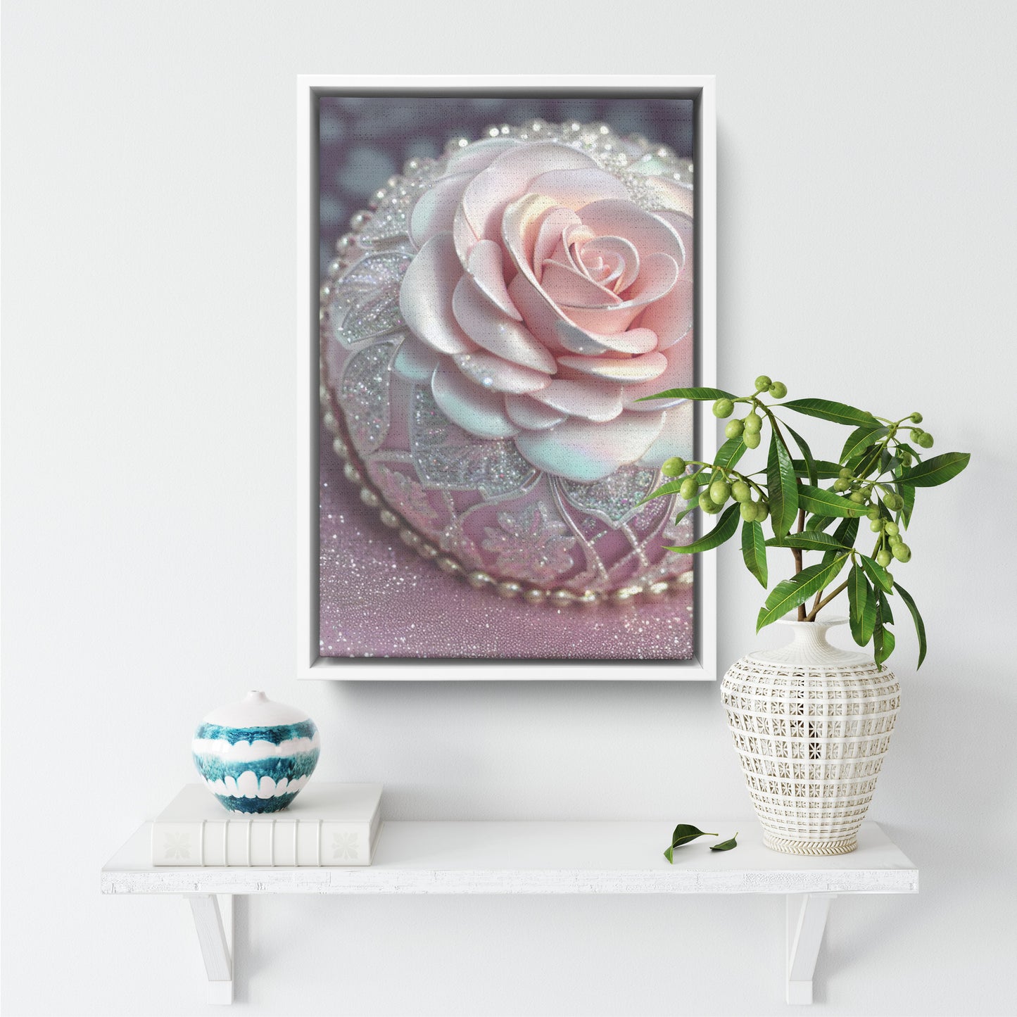 " February 4th " Canvas Wall Art By I Love Rose Flowers