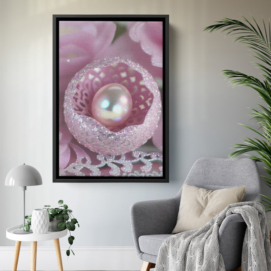 " Gorgeous Glitter #24 " Canvas Wall Art By I Love Rose Flowers