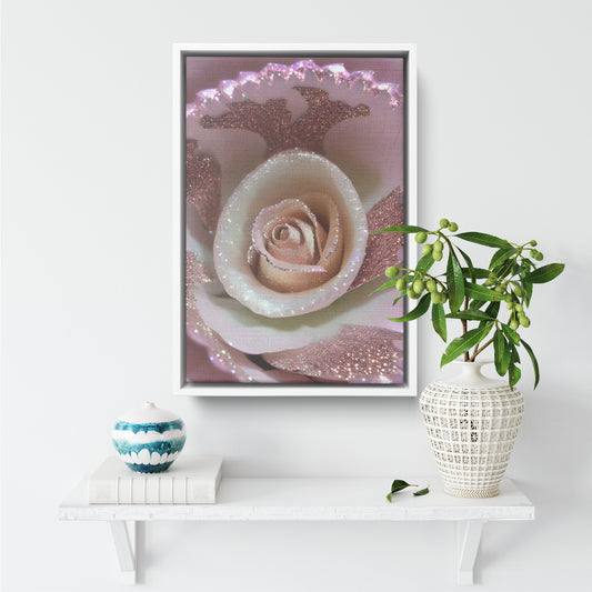 " Gorgeous Glitter #30 " Canvas Wall Art By I Love Rose Flowers