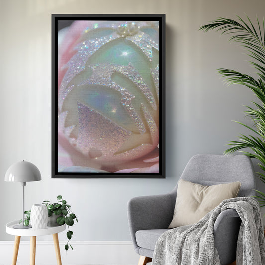 " Gorgeous Glitter #7 " Canvas Wall Art By I Love Rose Flowers